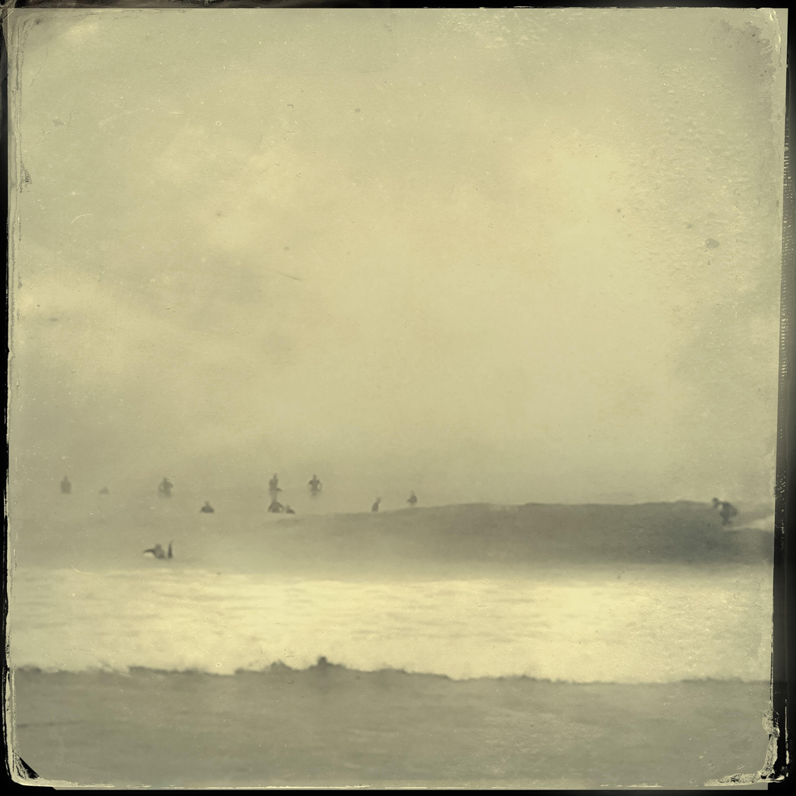 A Liars Ten: aka AM Oil Platforms (wet plate sketch)